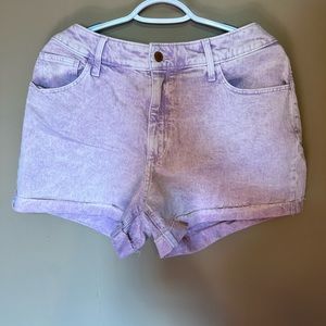 Universal thread purple wash jean short